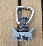 Singel Fitting Kunststoff grau Singel Fitting Kunststoff grau