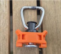 Singel Fitting Kunststoff orange Singel Fitting Kunststoff orange
